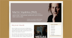 Desktop Screenshot of martinvopenka.cz